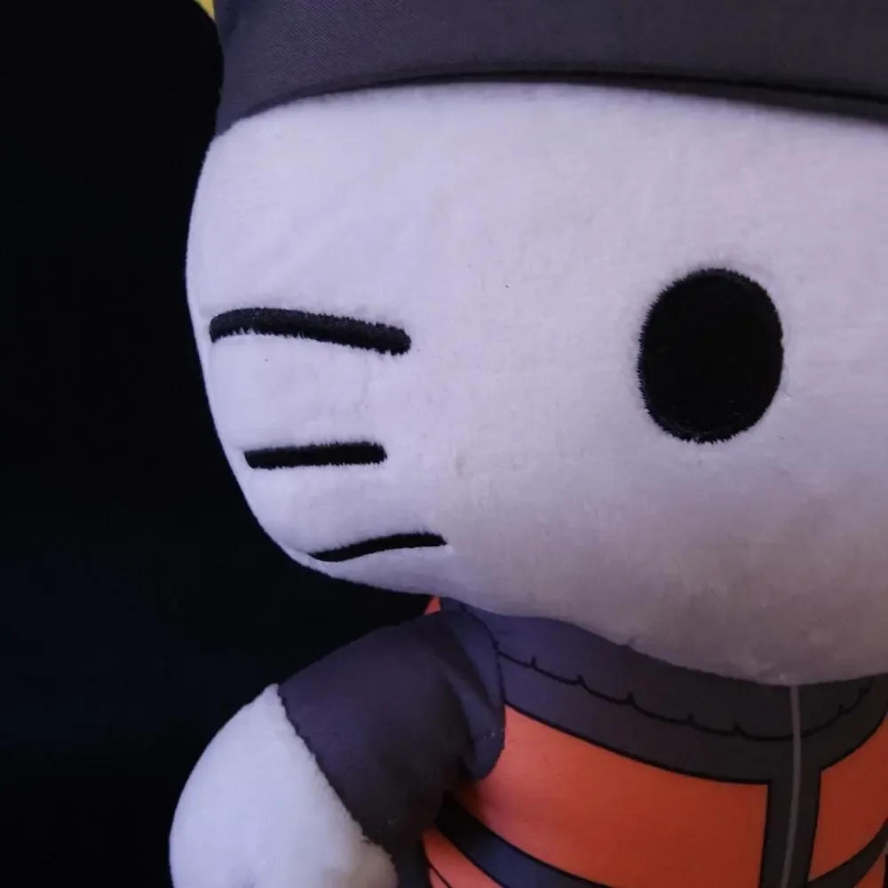 Japanese Hello Kitty Naruto Shippuden Plush Doll Shonen Jump Hk Collection 13”